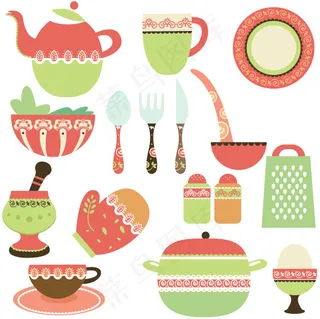 生活用品矢量素材