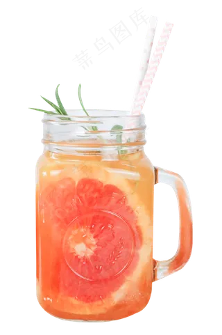 一杯西柚汁,免抠元素