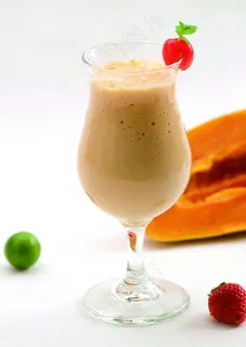 木瓜奶昔 优酪乳图片