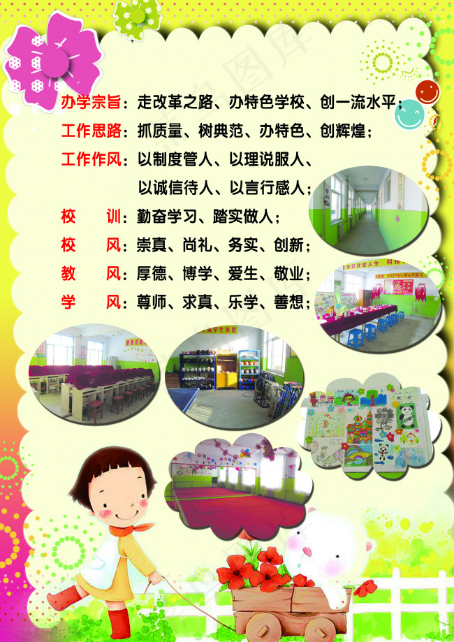 幼儿园(2480X3508(DPI:300))psd模版下载