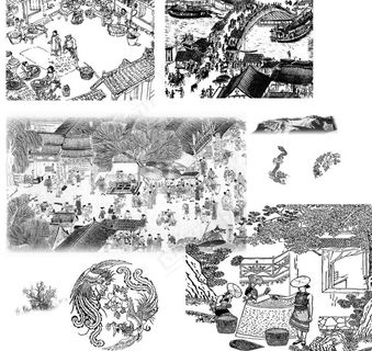 时尚古图素材集图片