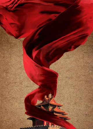 古典城楼中国风PSD分层素材