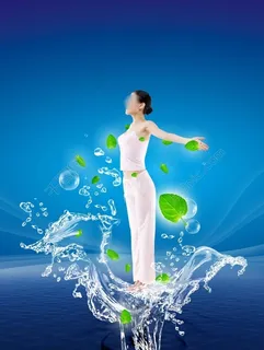 水女人海报PSD素材