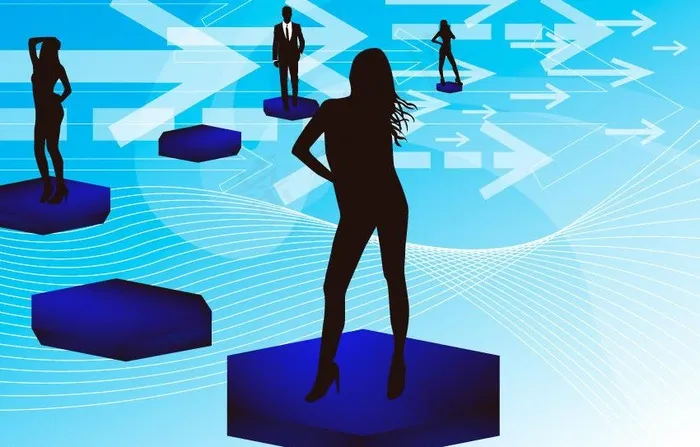 人物剪影图片eps,ai矢量模版下载