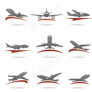 飞机LOGO设计图片