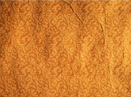 复古花纹老旧纸张背景矢量素材