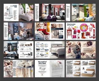 高档家纺床上用品画册设计模板