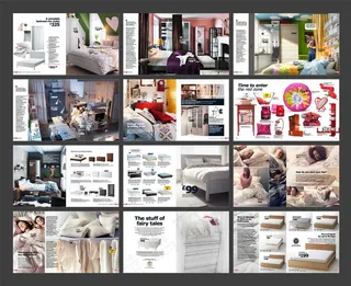 高档家纺床上用品画册设计模板