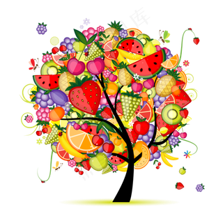 水果树海报背景素材集合