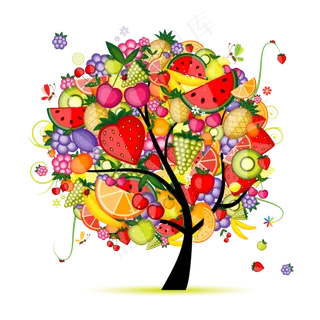 水果树海报背景素材集合