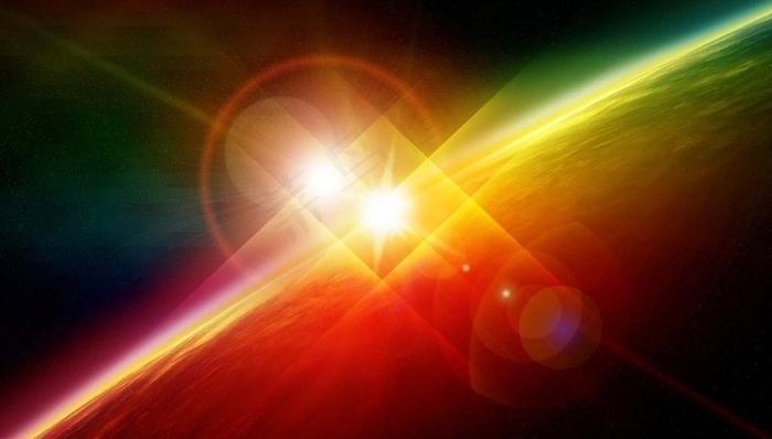 炫丽光线背景图片