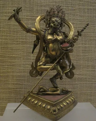 狮面空行母图片