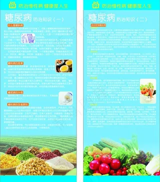 糖尿病x展架图片