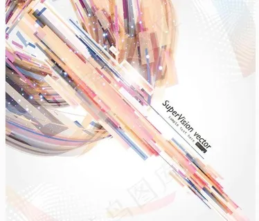 矢量动感线条炫彩背景 矢量动感线条炫彩背景