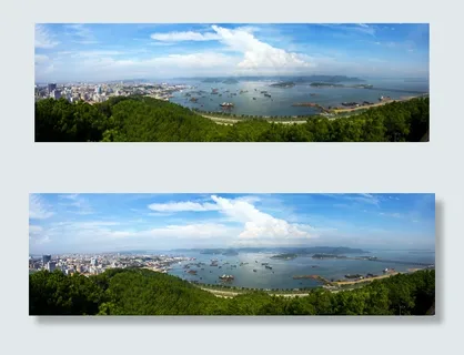 高清防城港全景图 高清防城港全景图