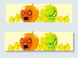 老大我们被包围了 搞笑水果图片