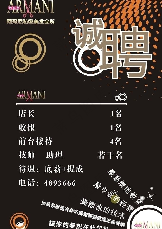 诚聘海报图片cdr矢量模版下载