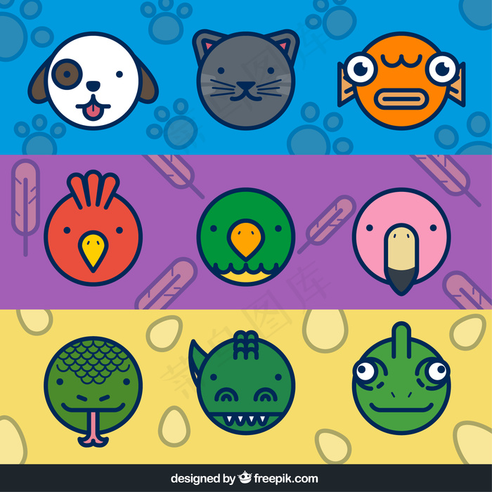 花鸟矢量图