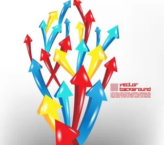 动感箭头背景图片