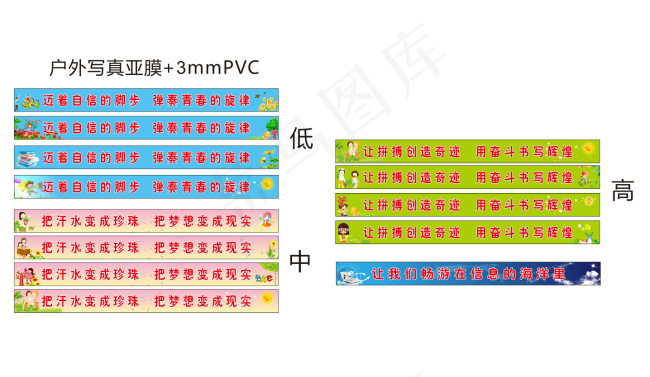 班级标志黑板上标语(210X297)cdr矢量模版下载
