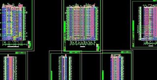 大楼全方位立面图