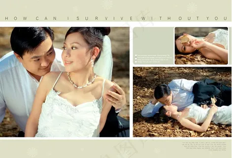 婚纱数码模版图片