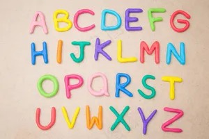 橡皮泥字母字体