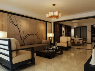 中式风格客厅效果图