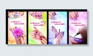 美甲海报图片