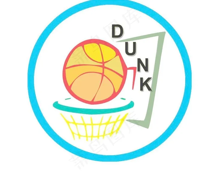 篮球协会徽标图片psd模版下载