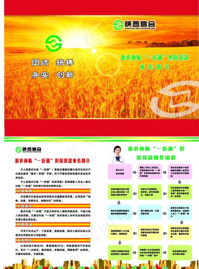 信合宣传图片cdr矢量模版下载
