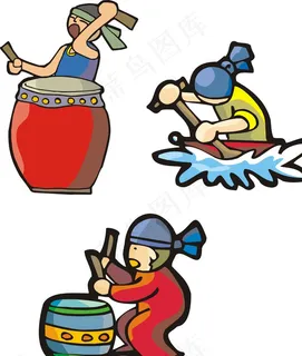 划龙舟 端午节图片 划龙舟 端午节图片