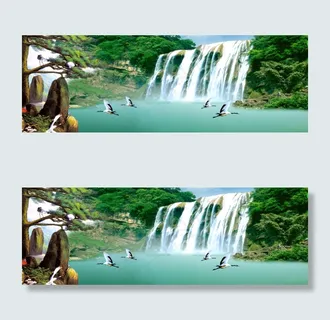 山水图素材下载