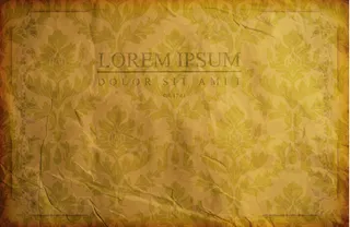 老旧花纹纸张背景矢量素材
