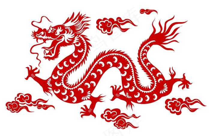 矢量龙设计eps,ai矢量模版下载
