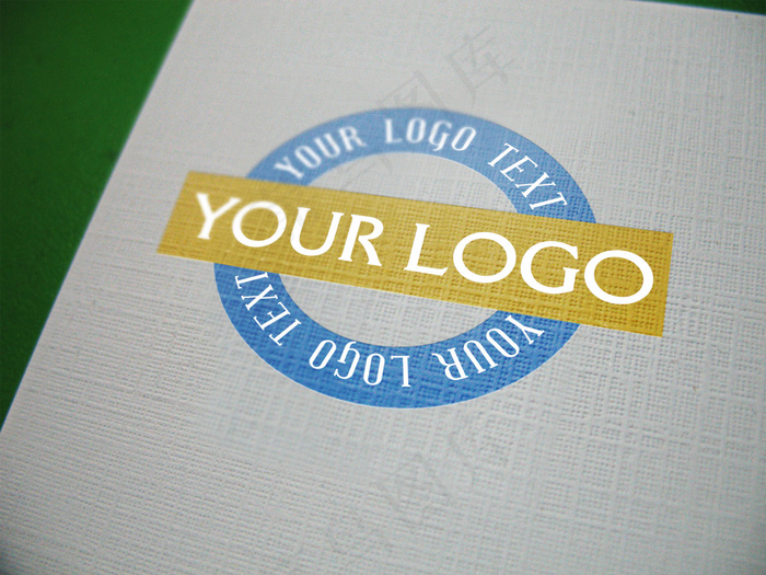 塑料名片背景样机