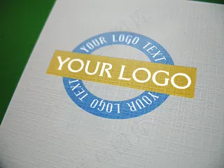 塑料名片背景样机