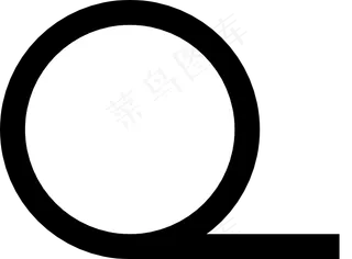 日本地图符号阔叶树剪贴画