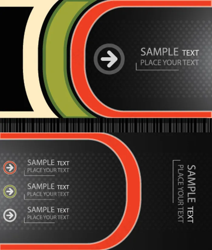 线条背景创意名片eps,ai矢量模版下载