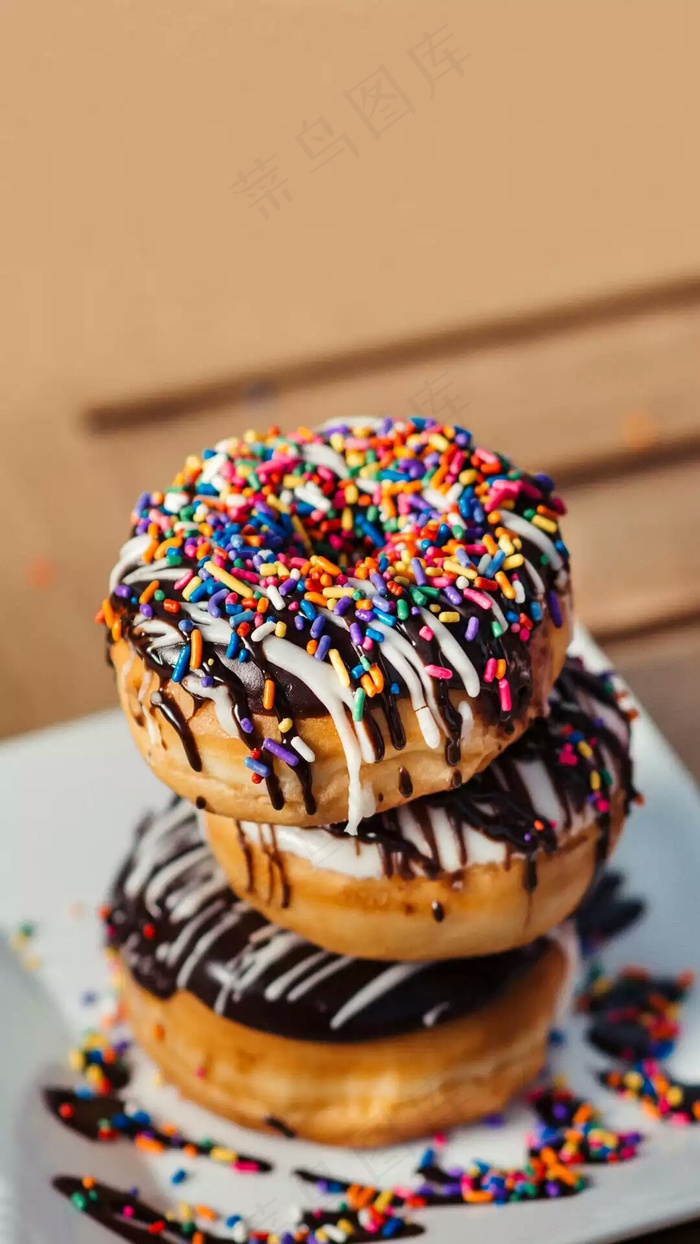 甜甜圈高清摄影图片