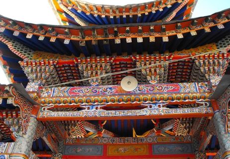 郎木寺彩绘图片