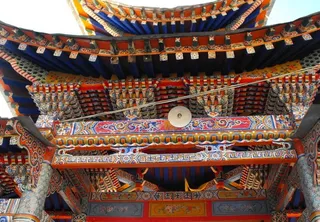 郎木寺彩绘图片