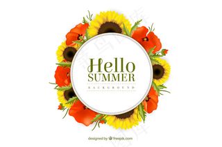 绿色背景矢量图