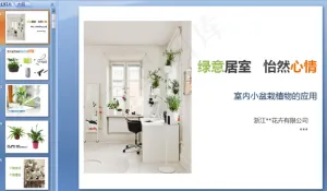 室内装饰ppt模板下载预览图