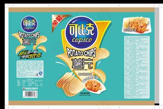 可比克薯片包装设计
