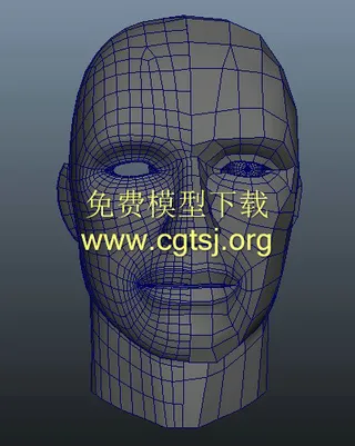 3D人面像游戏模型