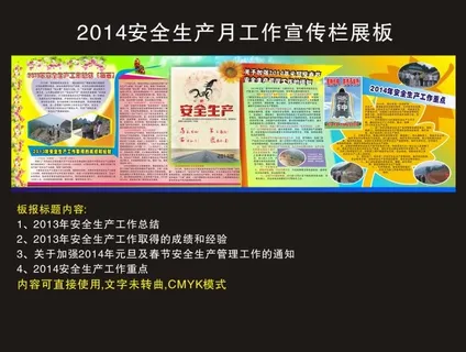 安全生产月工作宣传栏展板下载