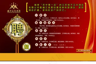 酒店招聘图