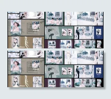 莉丽亚公主浪漫婚纱照影楼模板