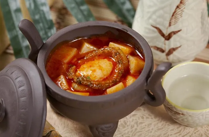 米凉粉煮鲍鱼仔图片